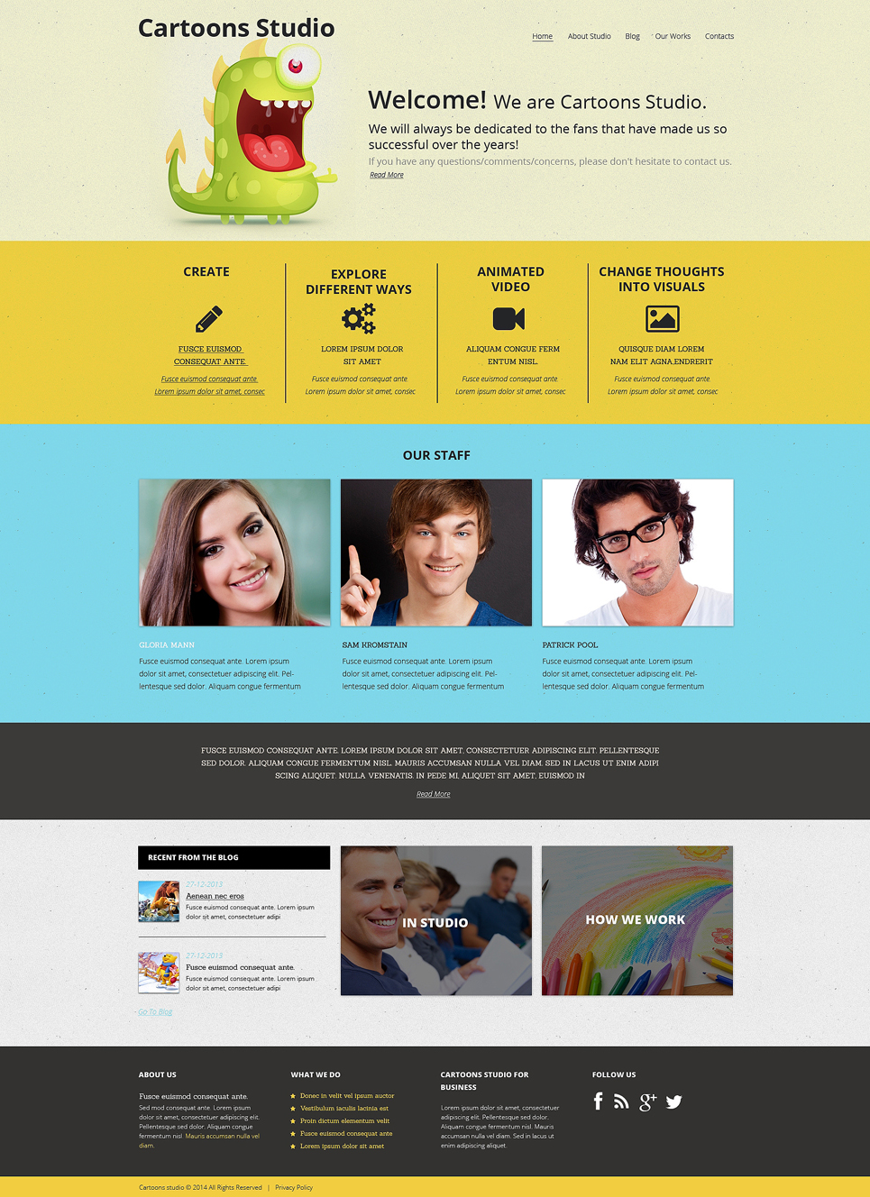 Video Lab Drupal Template New Screenshots BIG