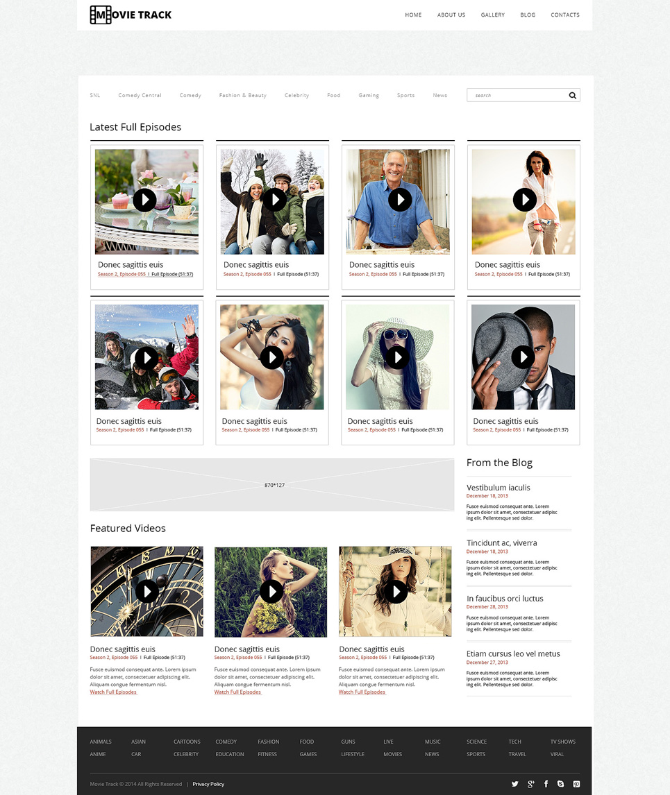 Videographer Responsive WordPress Theme New Screenshots BIG