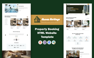 HavenHeritage – Property Booking & Rental HTML Website Template