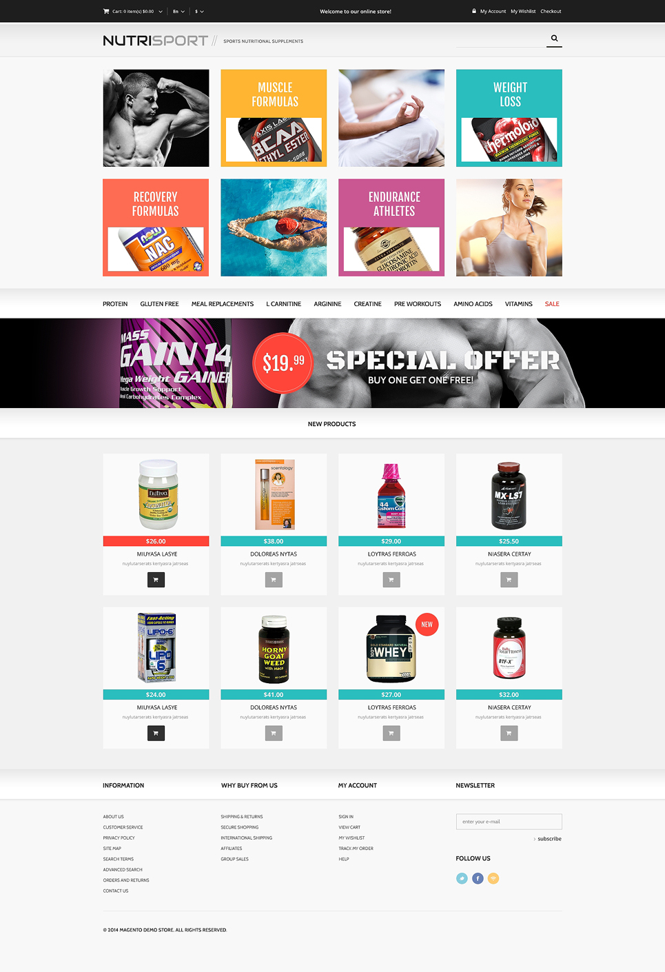 Drug Store Responsive Magento Theme New Screenshots BIG