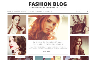 Fashion Blog WordPress Theme