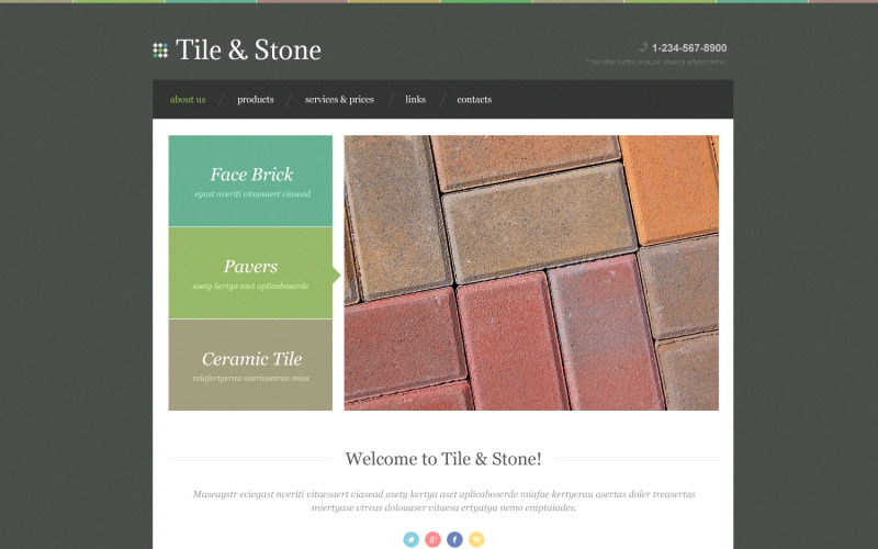 Flooring Responsive Website Template