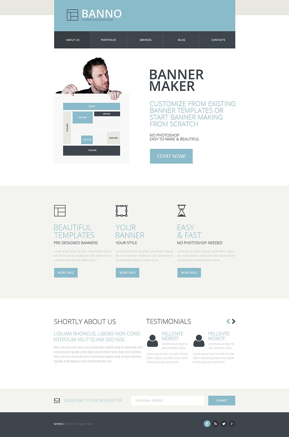 Marketing Agency Responsive Website Template New Screenshots BIG