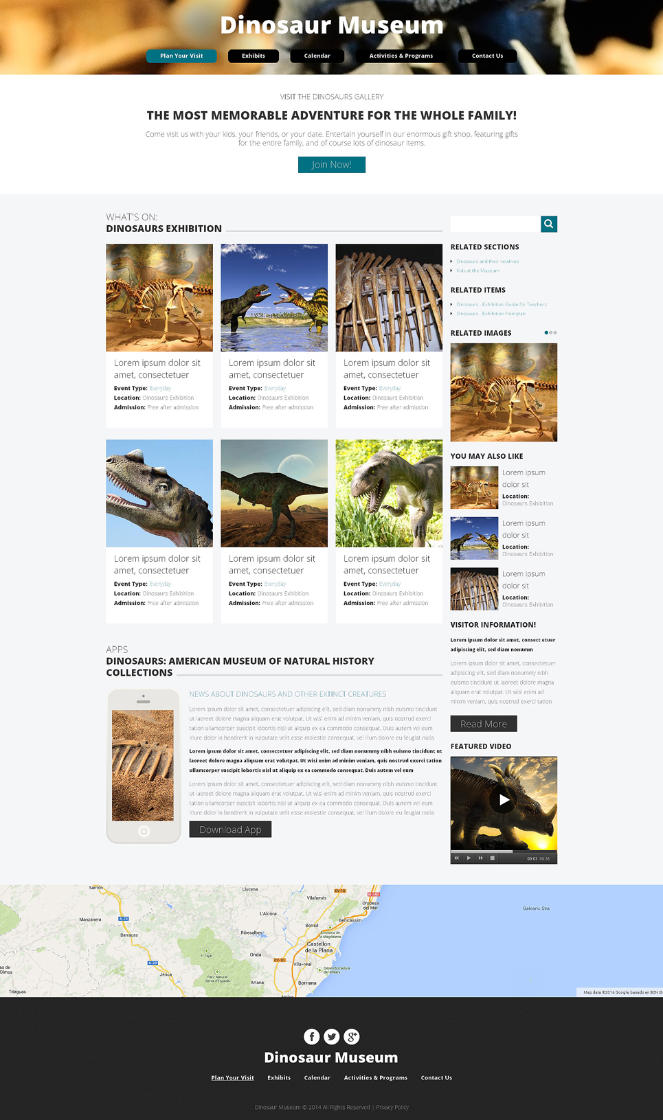 Museum Drupal Template New Screenshots BIG