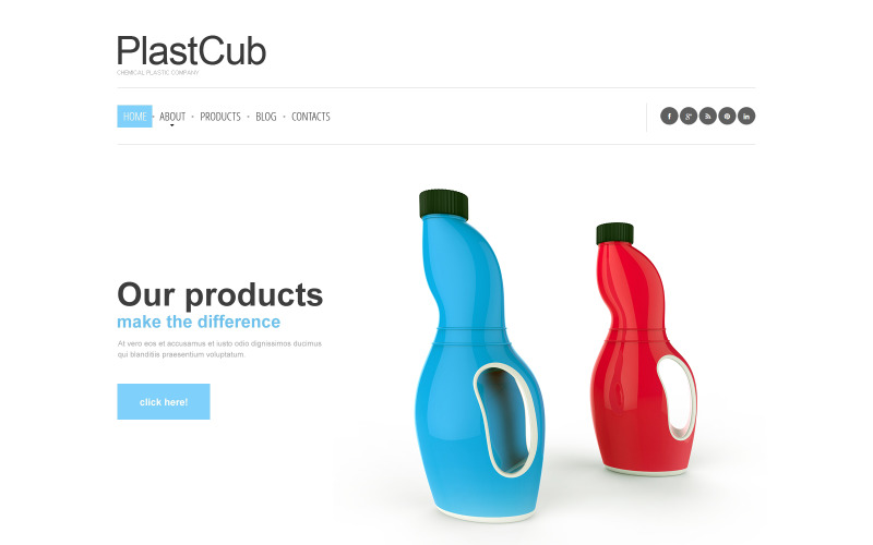 Packaging Responsive Website Template