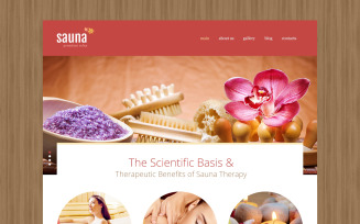 Sauna Joomla Template