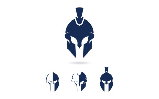 Spartan Helmet Logo design vector. Spartan Logo 16
