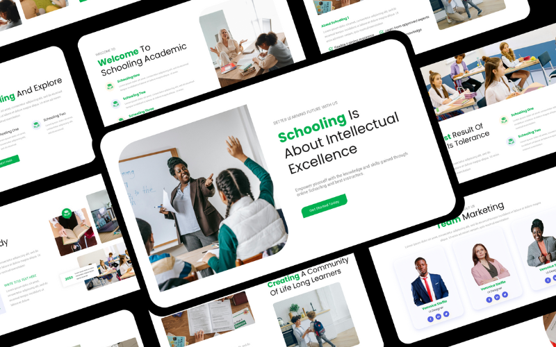 School - Education Presentation PowerPoint Template
