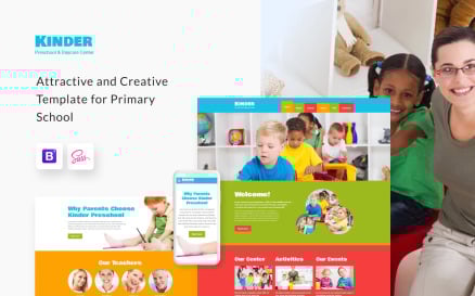 Kinder - Primary School Creative HTML Website Template