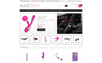 Sex Shop Offerings PrestaShop Theme