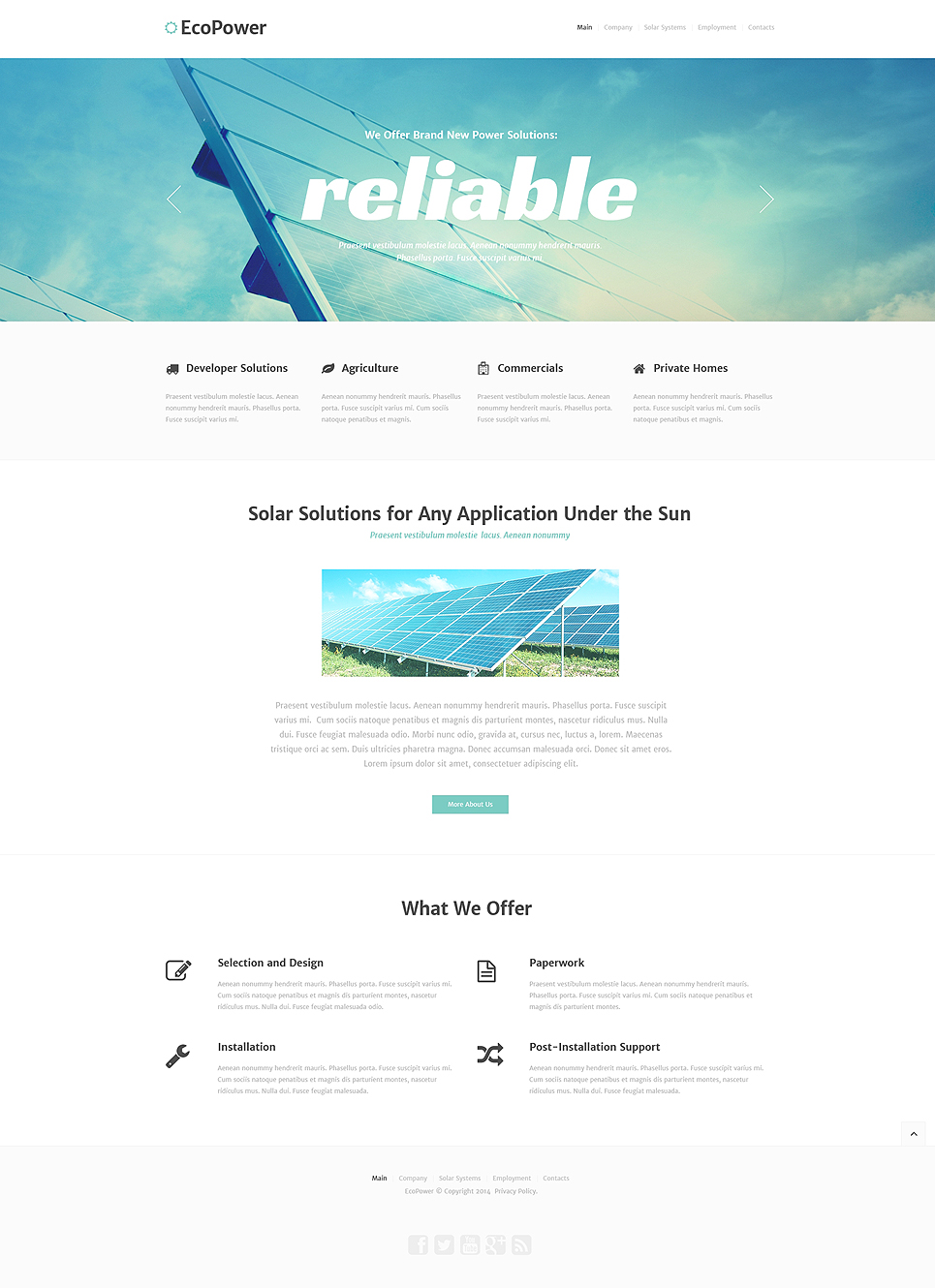 Alternative Power Responsive Website Template New Screenshots BIG