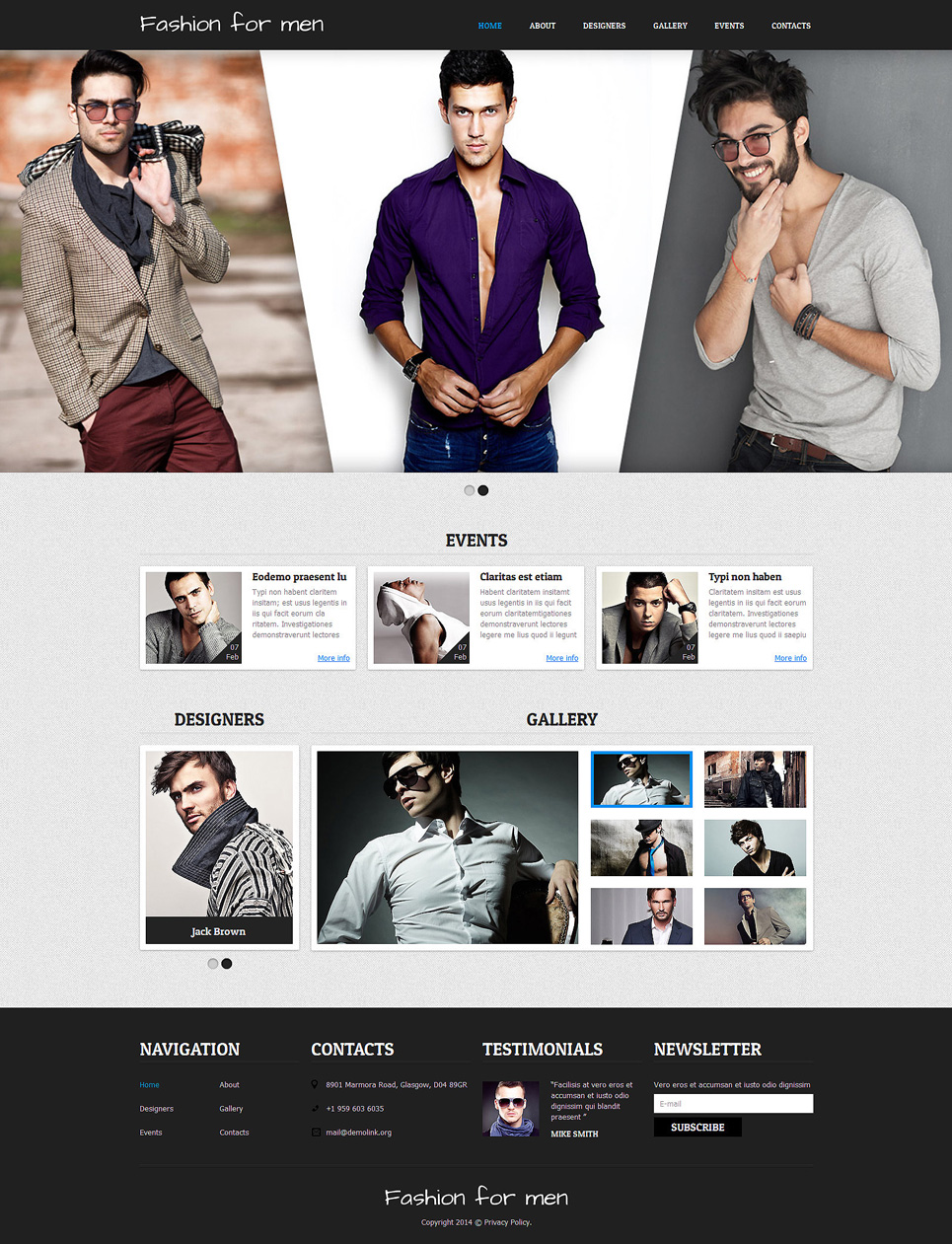 Apparel Responsive Joomla Template New Screenshots BIG