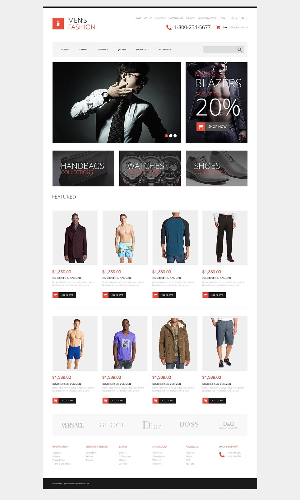 Apparel Responsive OpenCart Template New Screenshots BIG