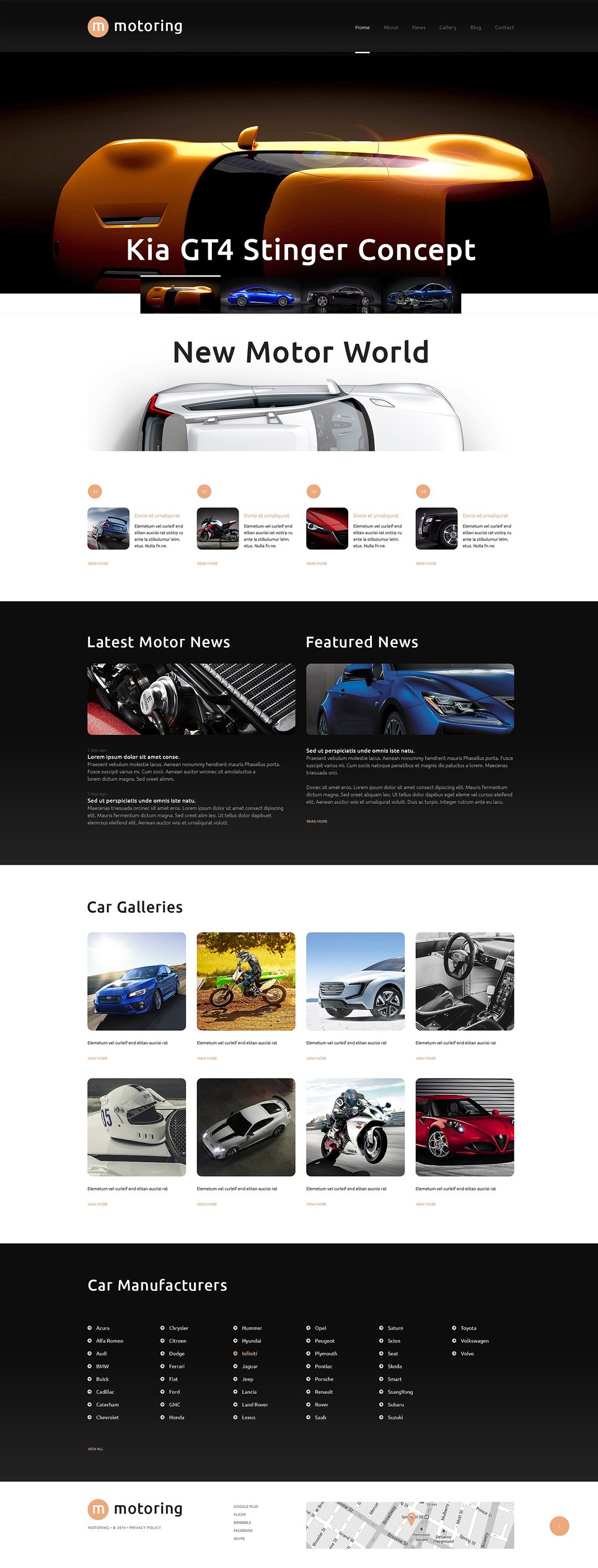 Car Club Responsive WordPress Theme New Screenshots BIG