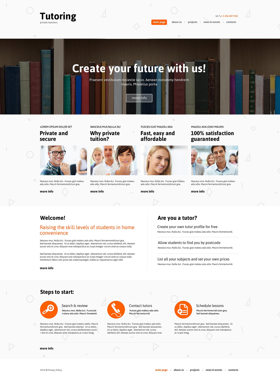 Education Drupal Template New Screenshots BIG