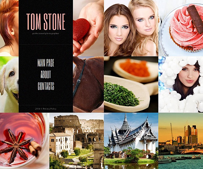 Photographer Portfolio Photo Gallery Template New Screenshots BIG