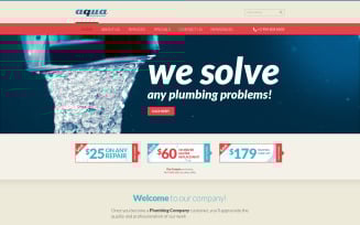 Plumbing Services Online Joomla Template