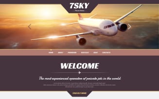 Private Airline Responsive WordPress Theme
