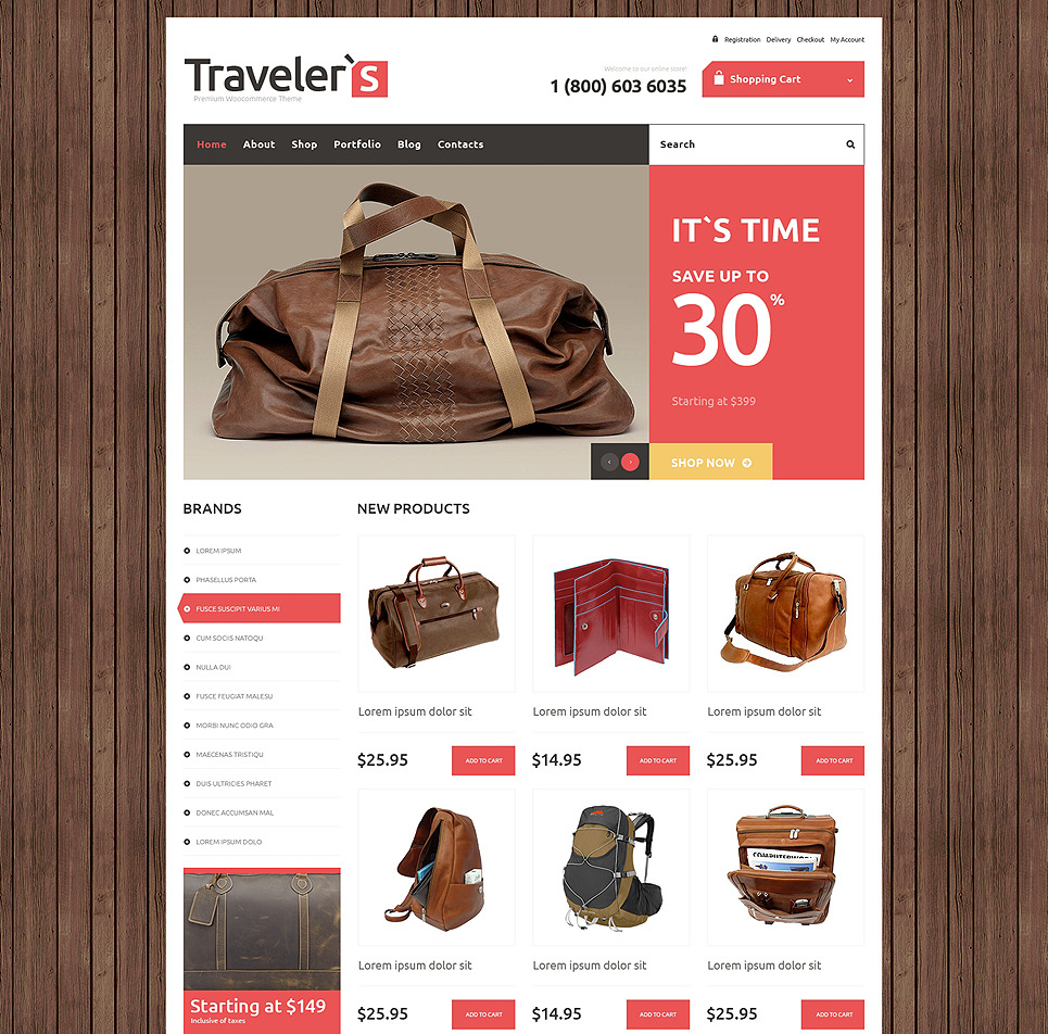Travel Store Responsive WooCommerce Theme Big Screenshot Travel Store Responsive WooCommerce Theme New Screenshots BIG