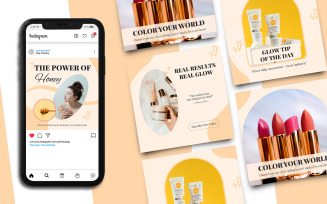 Beauty Sale Instagram Post Template 184