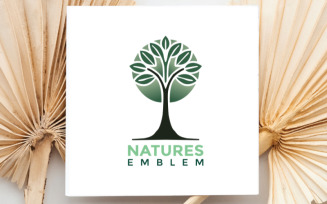 Elegant Nature Tree Logo Template