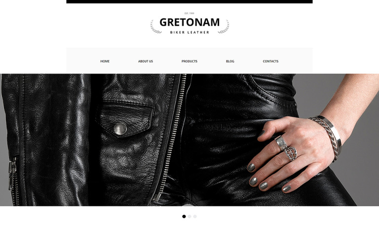 Biker Club Responsive Website Theme Big Screenshot Biker Club Responsive Website Template New Screenshots BIG