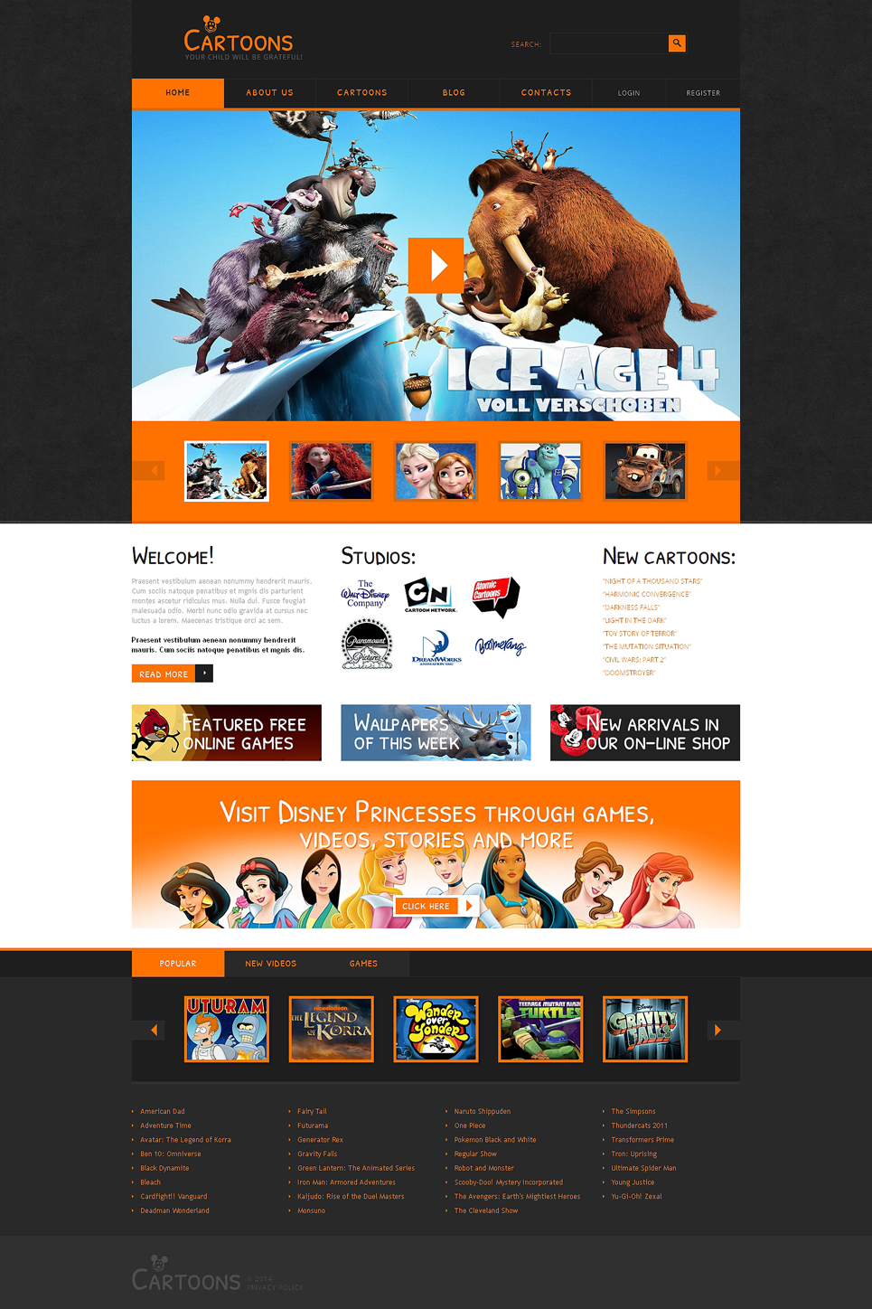 Design Studio Responsive Joomla Template New Screenshots BIG