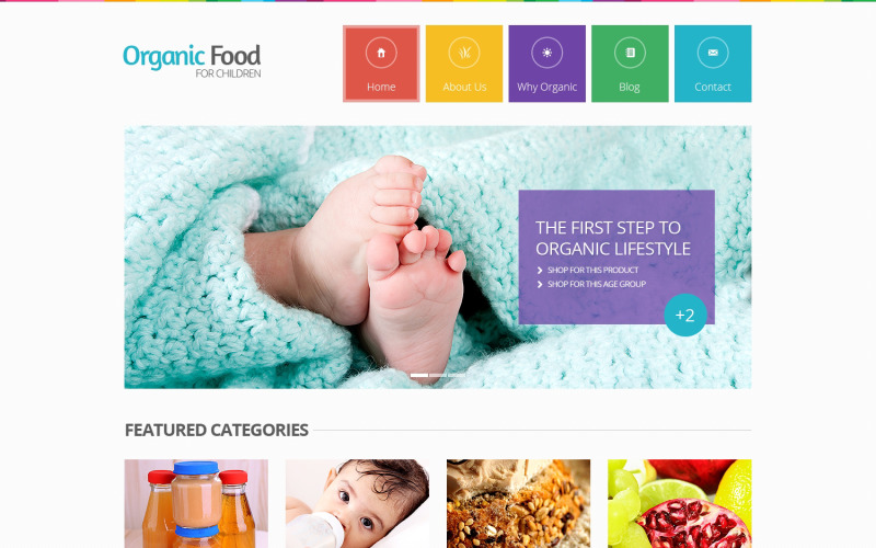 Food Store Responsive Website Template