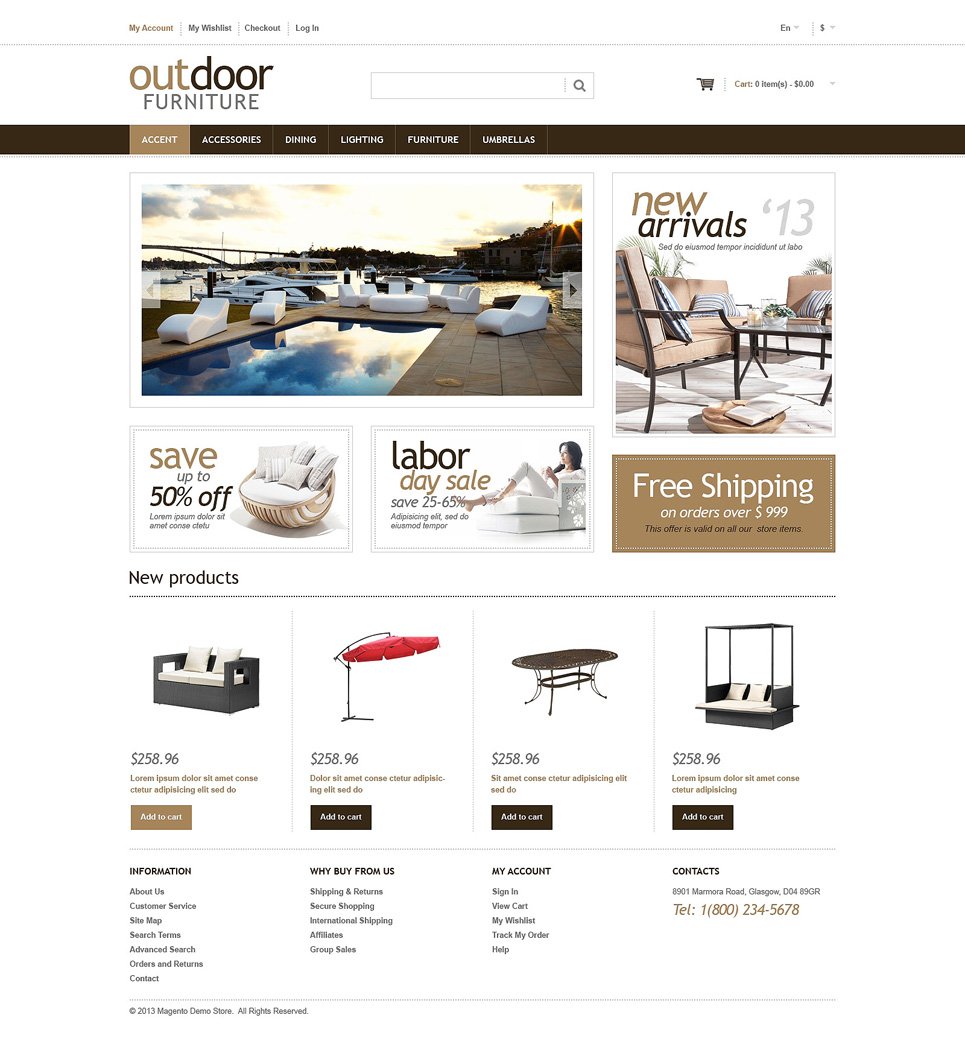 Furniture Responsive Magento Theme New Screenshots BIG