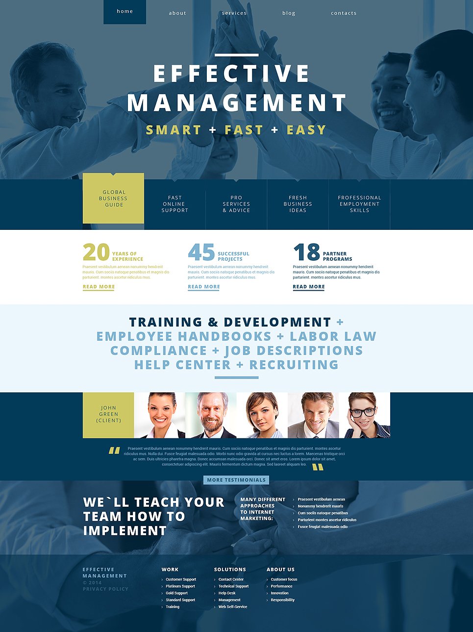Management Company Responsive WordPress Theme New Screenshots BIG