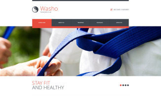 Martial Arts Responsive Website Template