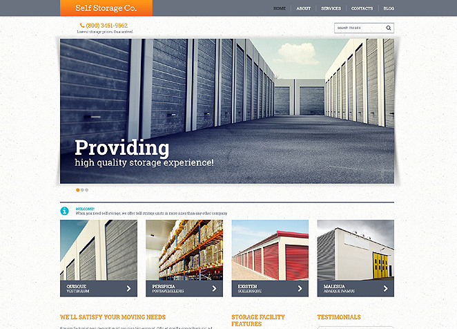 Office Bootstrap Website Template Big Screenshot Office Responsive Website Template New Screenshots BIG