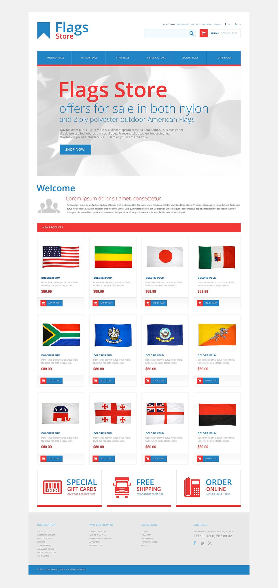 Politics Responsive Magento Theme New Screenshots BIG