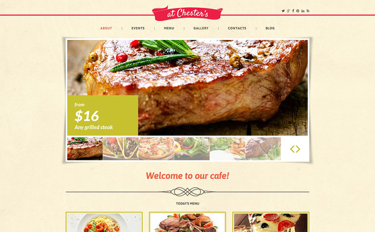 Spanish Restaurant Responsive WordPress Template Big Screenshot Spanish Restaurant Responsive WordPress Theme New Screenshots BIG