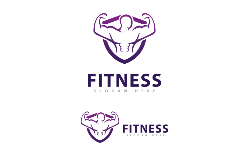 Gym Logo Design Template, Fitness club creative symbols 0 Logo Template