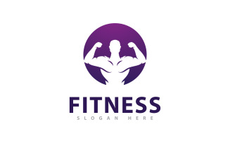 Gym Logo Design Template, Fitness club creative symbols 11