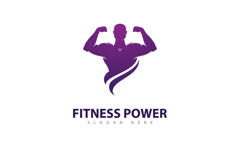Gym Logo Design Template, Fitness club creative symbols 1 Logo Template