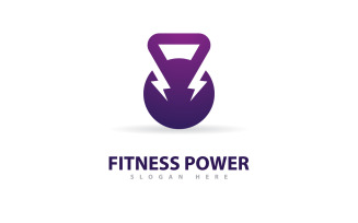 Gym Logo Design Template, Fitness club creative symbols 2
