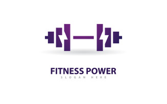 Gym Logo Design Template, Fitness club creative symbols 3