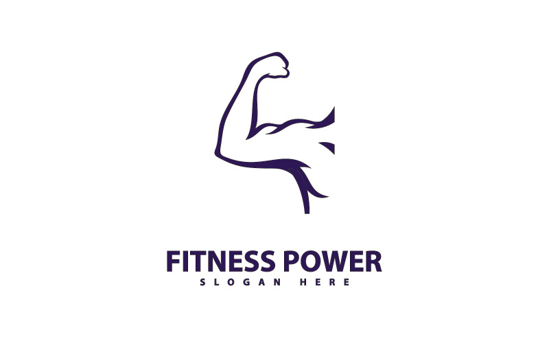 Gym Logo Design Template, Fitness club creative symbols 7 Logo Template
