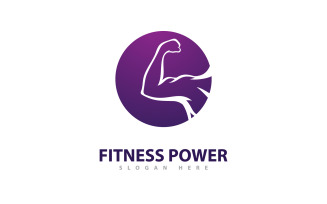 Gym Logo Design Template, Fitness club creative symbols 8