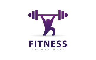 Gym Logo Design Template, Fitness club creative symbols 9