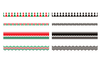 Traditional Mexican decoration ornament vector illustration design template
