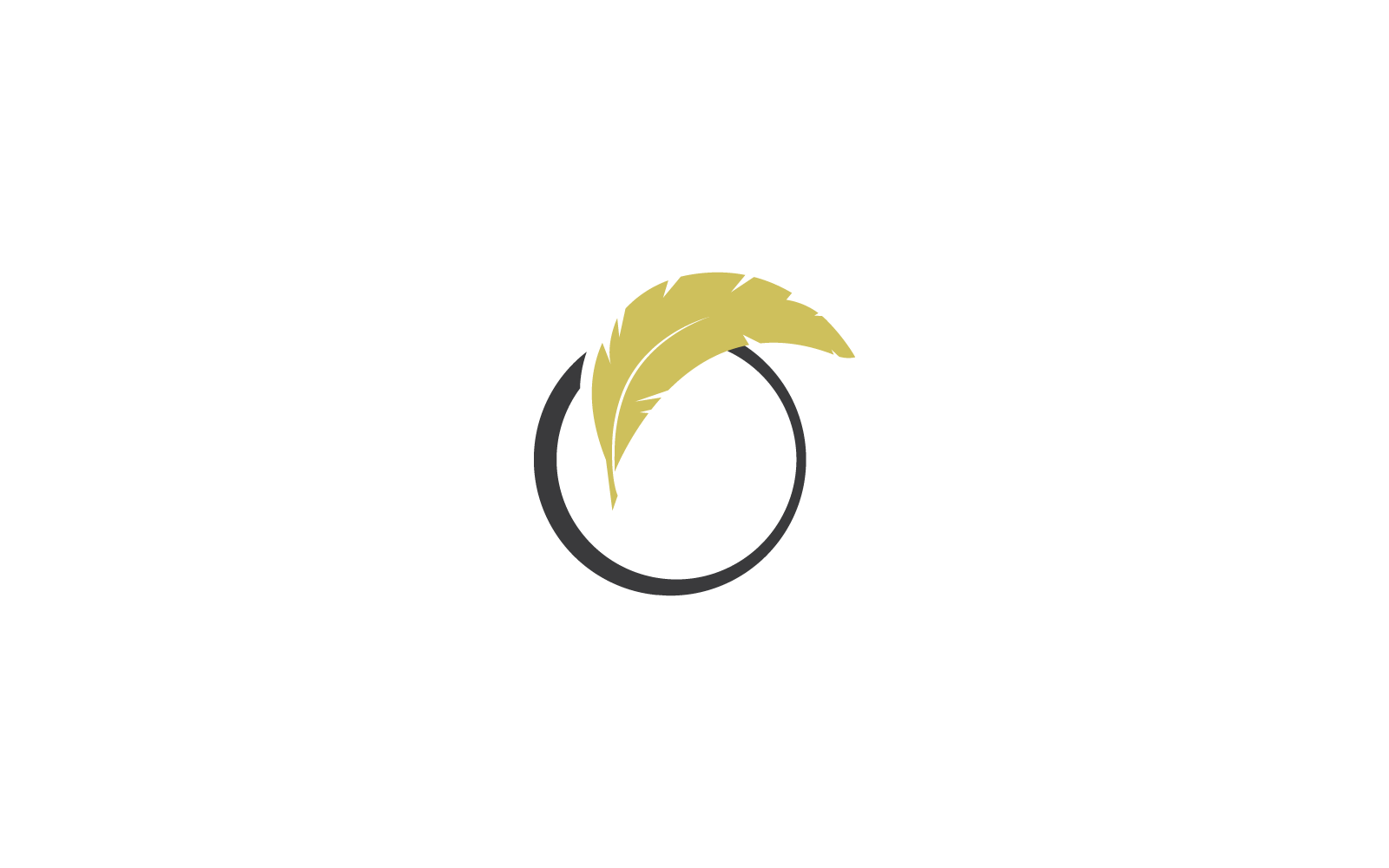 Designvorlage für Feder-Logo-Symbol