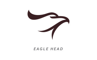 Eagle head logo vector illustration design 1