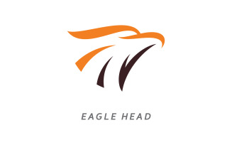 Eagle head logo vector illustration design 3