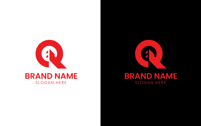 Letter Q building logo-696 Logo Template