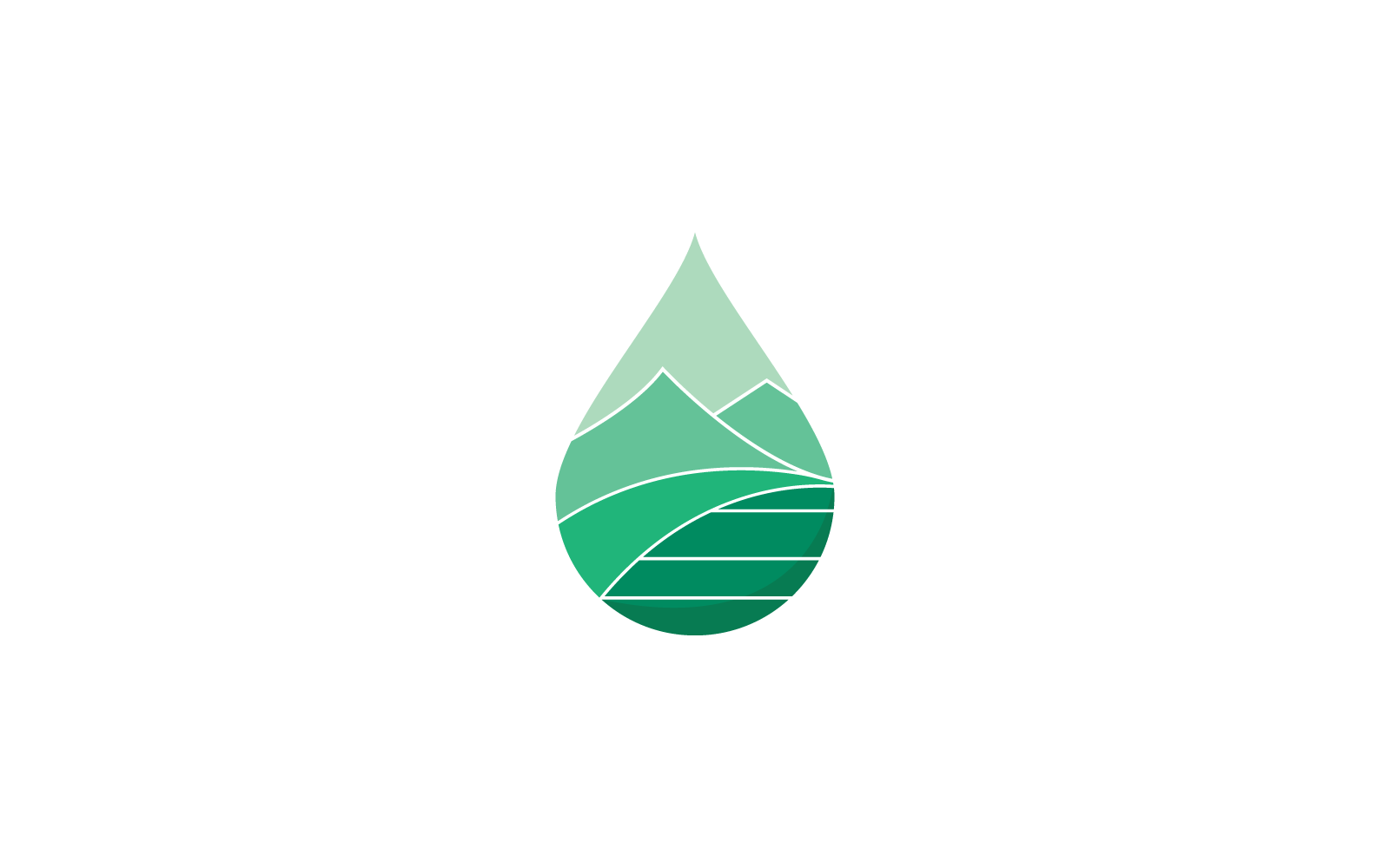 Wassertropfen-Illustrationsvektorvorlage