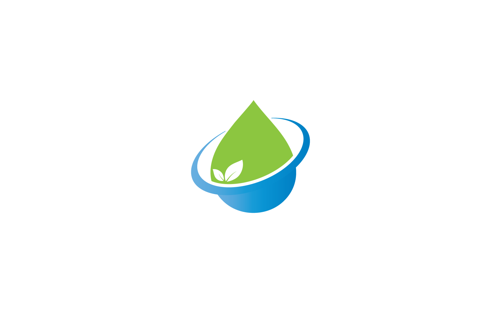Waterdruppel ontwerp illustratie vector sjabloon