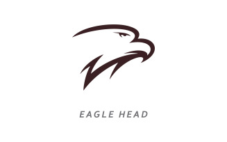 Eagle head logo vector illustration design 5